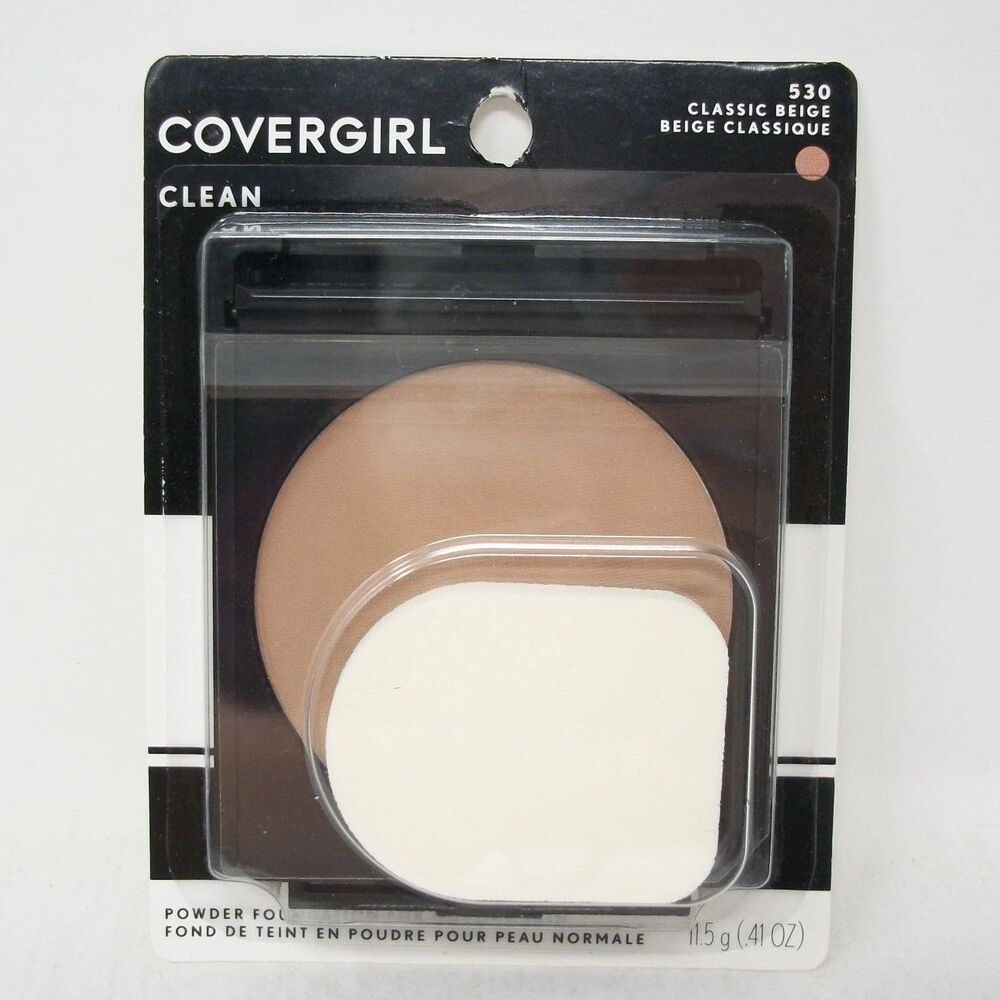 Covergirl Clean Powder Foundation 530 CLASSIC BEIGE Original Discontinued